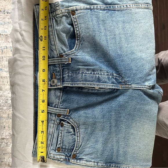 RE/DONE Originals High Rise Button Fly Jeans 28 Made in USA Vintage Wash - Picture 9 of 11